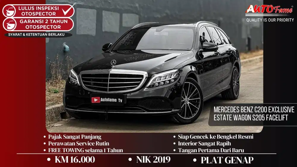 KM16RB Mercedes Benz C200 Exclusive Estate Wagon S205 Facelift 2019