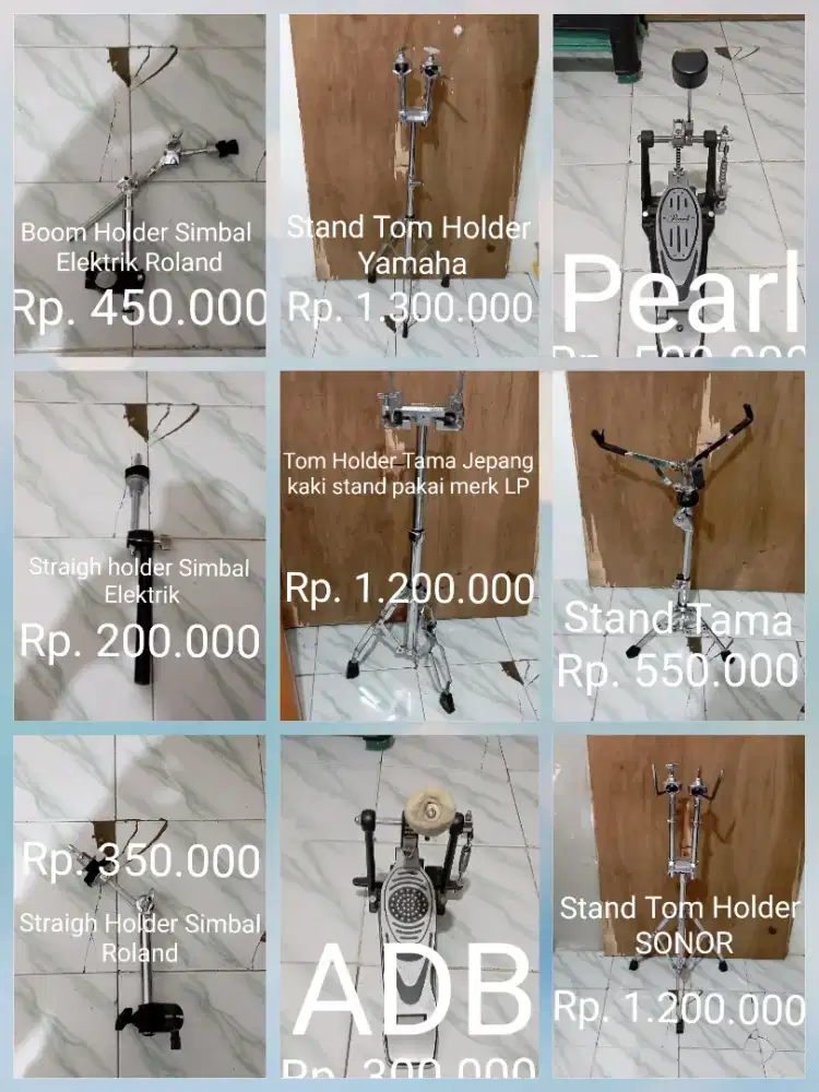 Part drum harga sdh tercantum