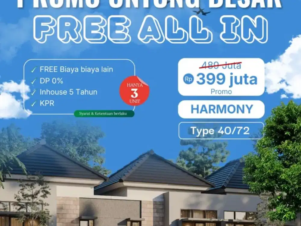 Promo Perumahan Bukit Shangrilla Asri Kalirejo Lawang dekat Jl Raya