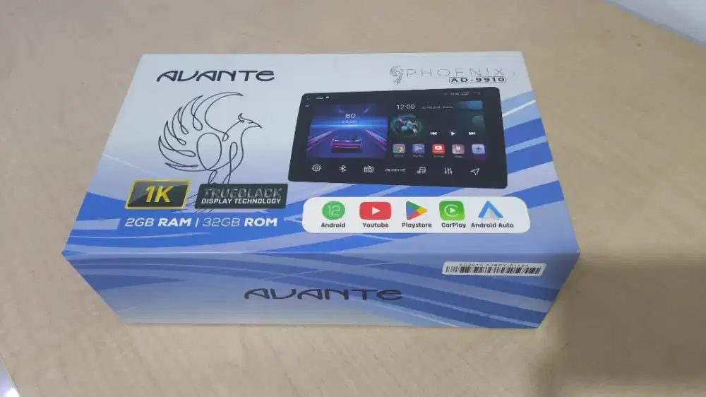 Head Unit Avante Type AD-9910 Ukuran 9inch Kondisi Istimewa