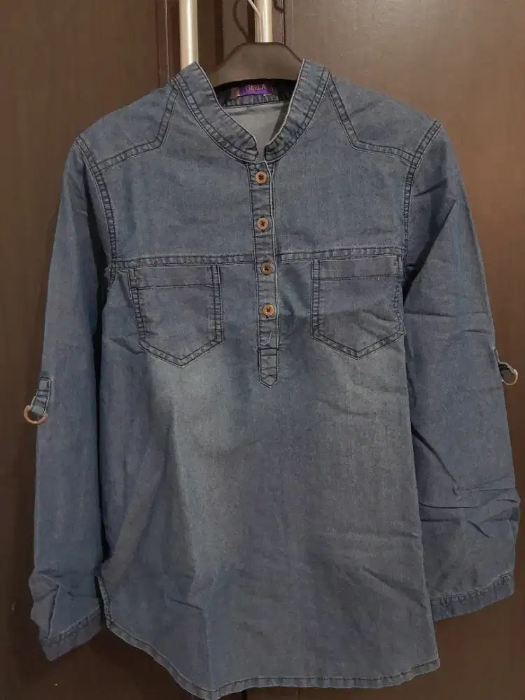 Kemeja Denim Geela
