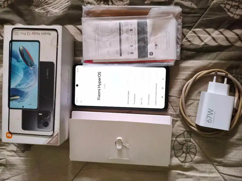 Redmi Note 12 Pro 5G 8/256 Fullset Mulus (Minus Ringan)