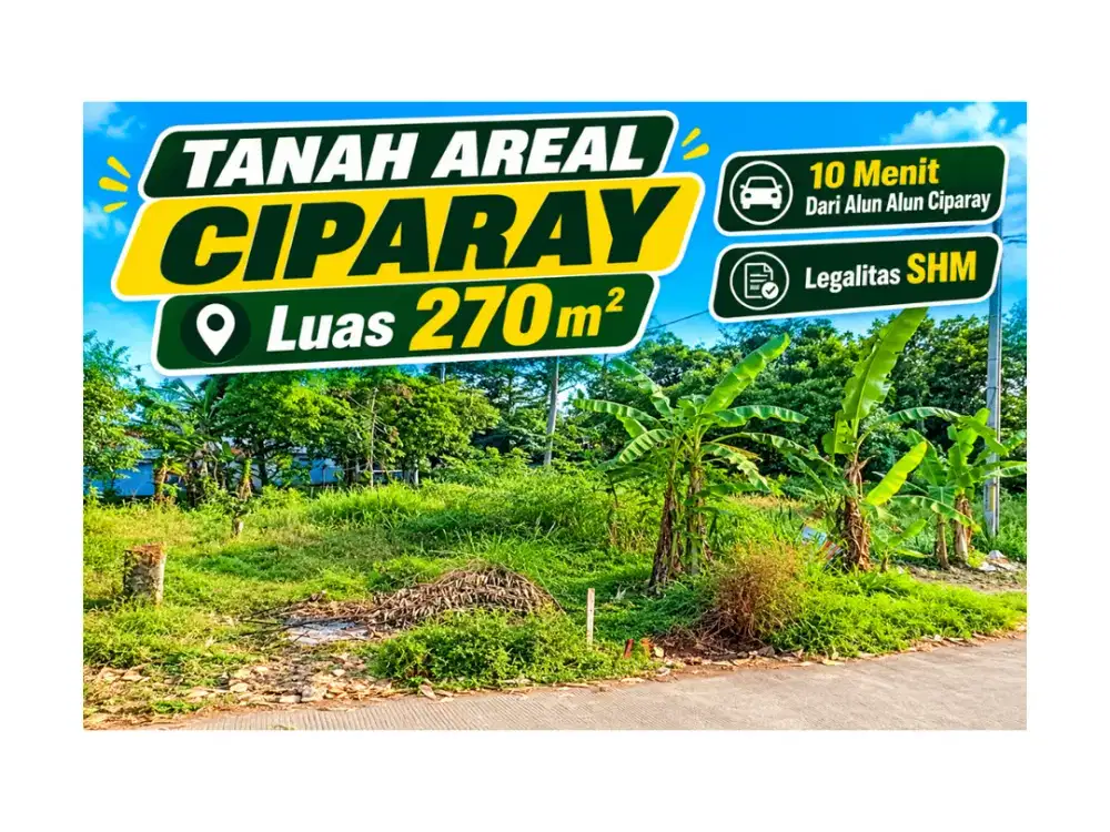 Peluang Emas! Tanah Siap Bangun Dekat Fasilitas Umum Ciparay