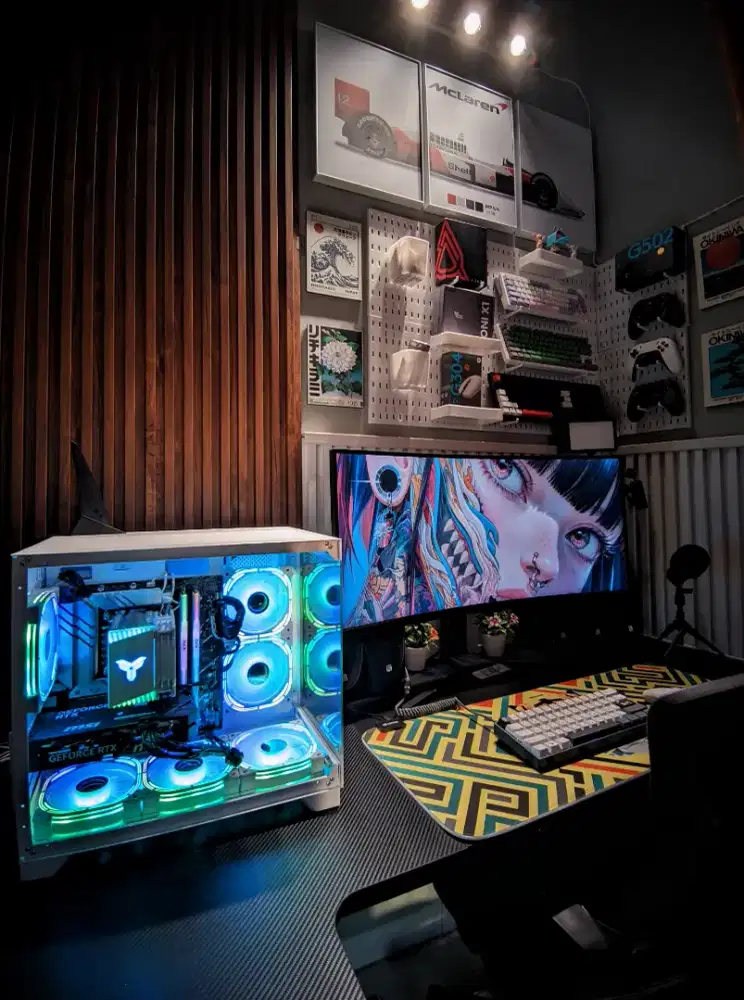 pc siap kerja keras intel i7 gen 12 + rtx 5060 banyak bonus pastinya