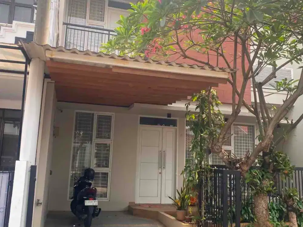 Disewakan Rumah Modern Minimalis Semi Furnished Siap Huni di Kasuari Bintaro Sektor 9