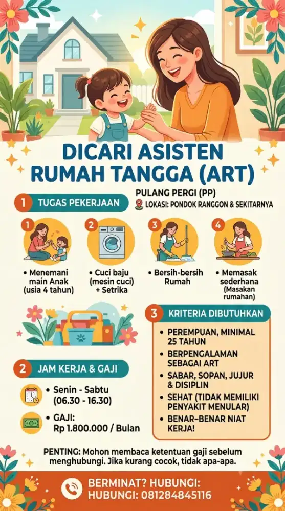 Lowongan ART PP