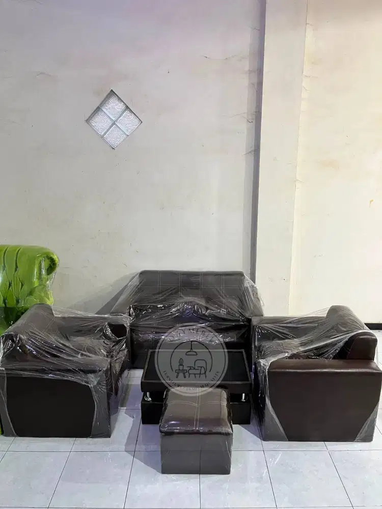 PROMO SET SOFA KULIT MINIMALIS TERMURAH SALE