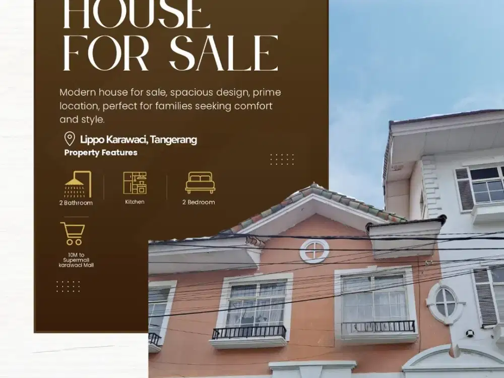 HARGA 450 JUTA, LOKASI LIPPO KARAWACI. SIAPA CEPAT DIA DAPAT