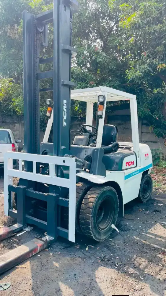 Forklift TCM 5 Ton,Tiang 5 Meter,Manual,S6S,Tahun 2012 (Unit langka)