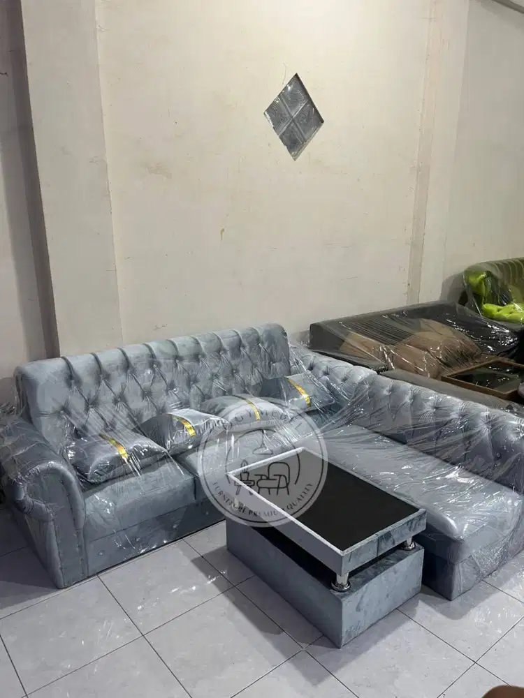 PROMO SET SOFA L PREMIUM TERMURAH SALE
