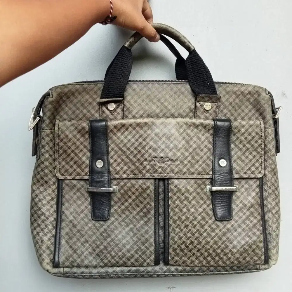 Tas Briefcase Giorgio Armani Unisex