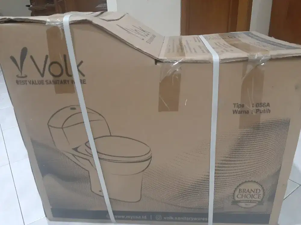 Closet Volk Baru, tidak jadi pakai. Segel