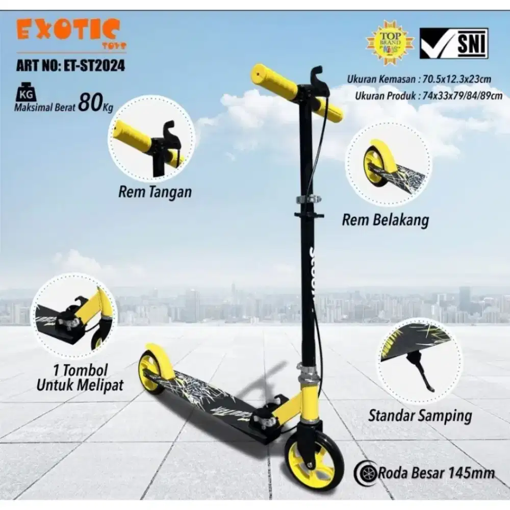 Scooter Manual exotic bsa naik Max BB 80kg
