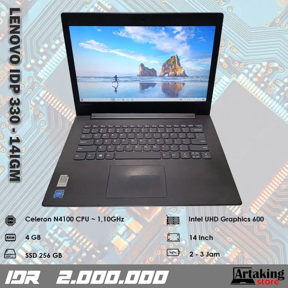 Lenovo Ideapad 330 - 14IGM - Ram 4 GB - SSD 256 GB