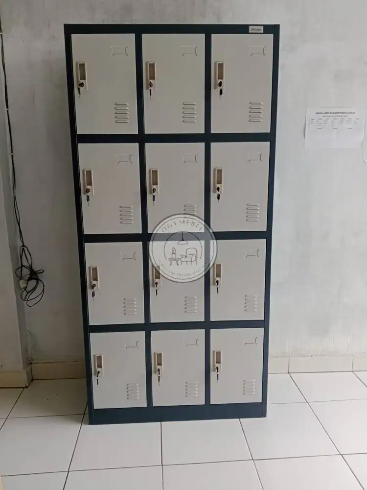 PROMO LEMARI LOKER BESI 12 PINTU TERMURAH SALE