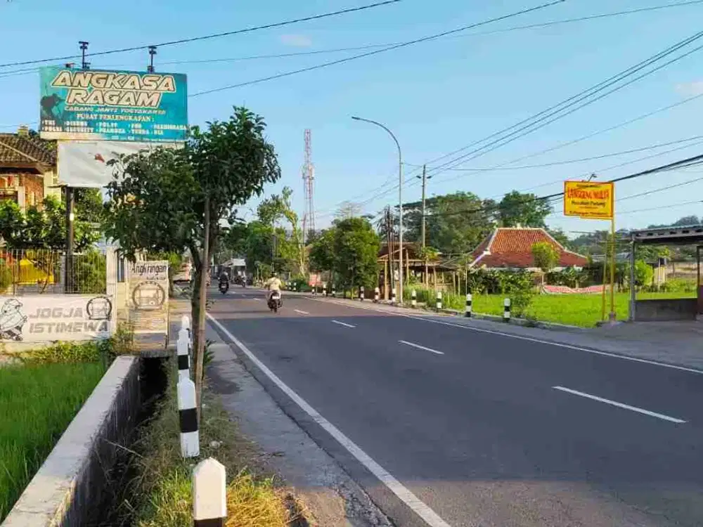 DIJUAL TANAH SAWAH SHM 654 M2 DI DEKAT EXIT TOL KALASAN