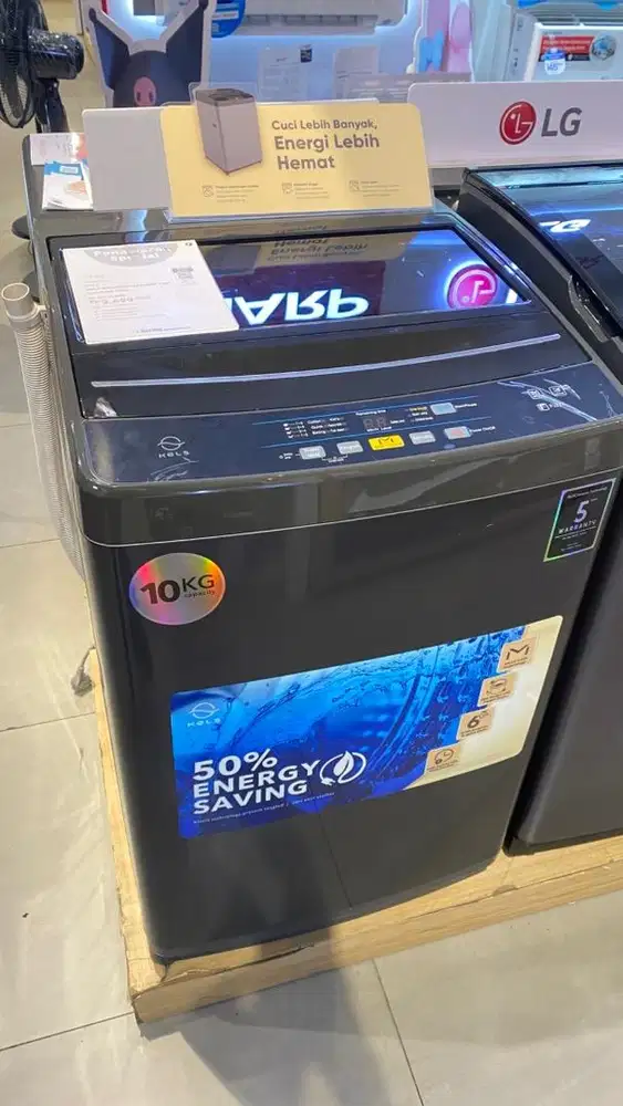 KELS Mesin cuci 10KG Top Loading