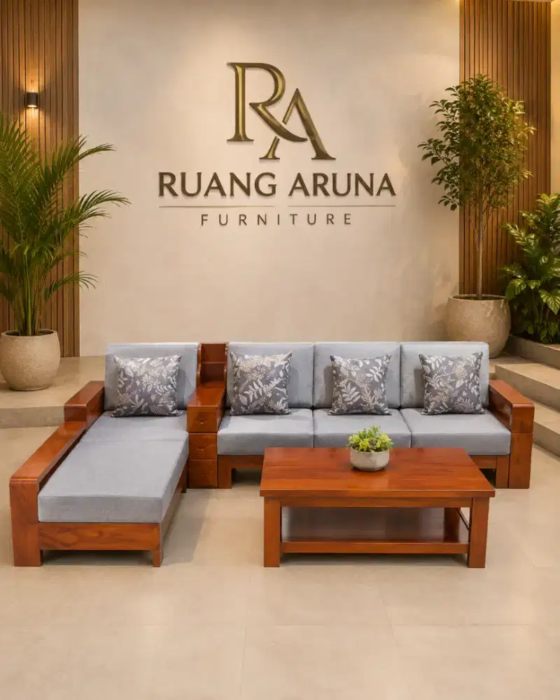 KURSI TAMU SOFA SUDUT MINIMALIS