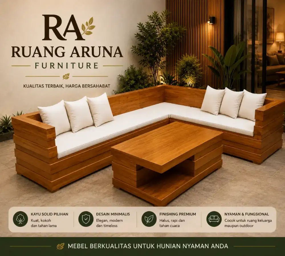 KURSI TAMU SUDUT BOX MINIMALIS