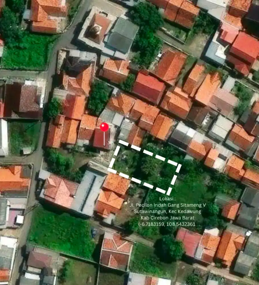 Jual Tanah 348 M di Kota Cirebon