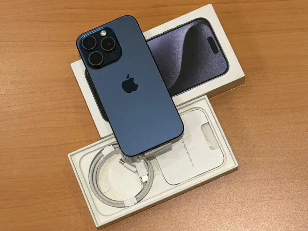 iPhone 15 Pro 128GB iBox BH83% Tangan Pertama