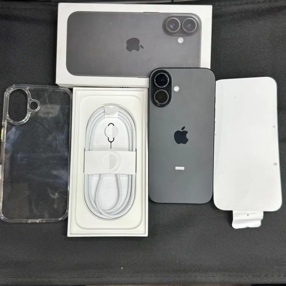 iphone 16 128 ibox seminggu pakai mulus no minus garansi juli 2027