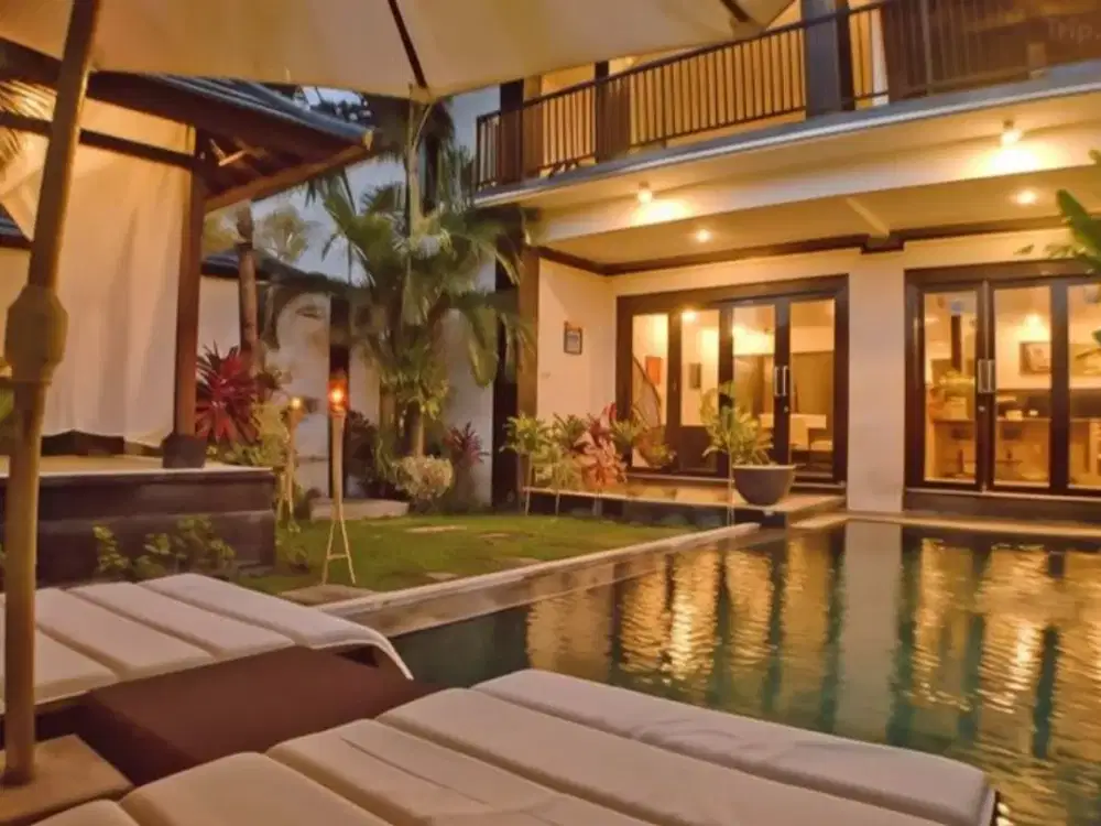 Dijual Villa Bonus Coffee Shop Di Canggu Bali - Full Furnished