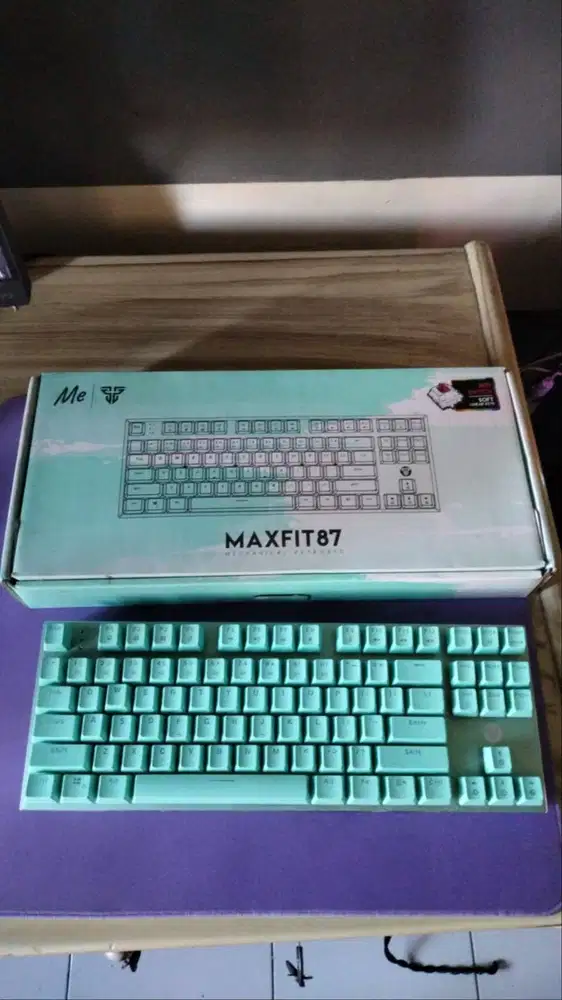 Jual Keyboard Mechanical Fantech MAXFIT87 MK856 Mint Edition