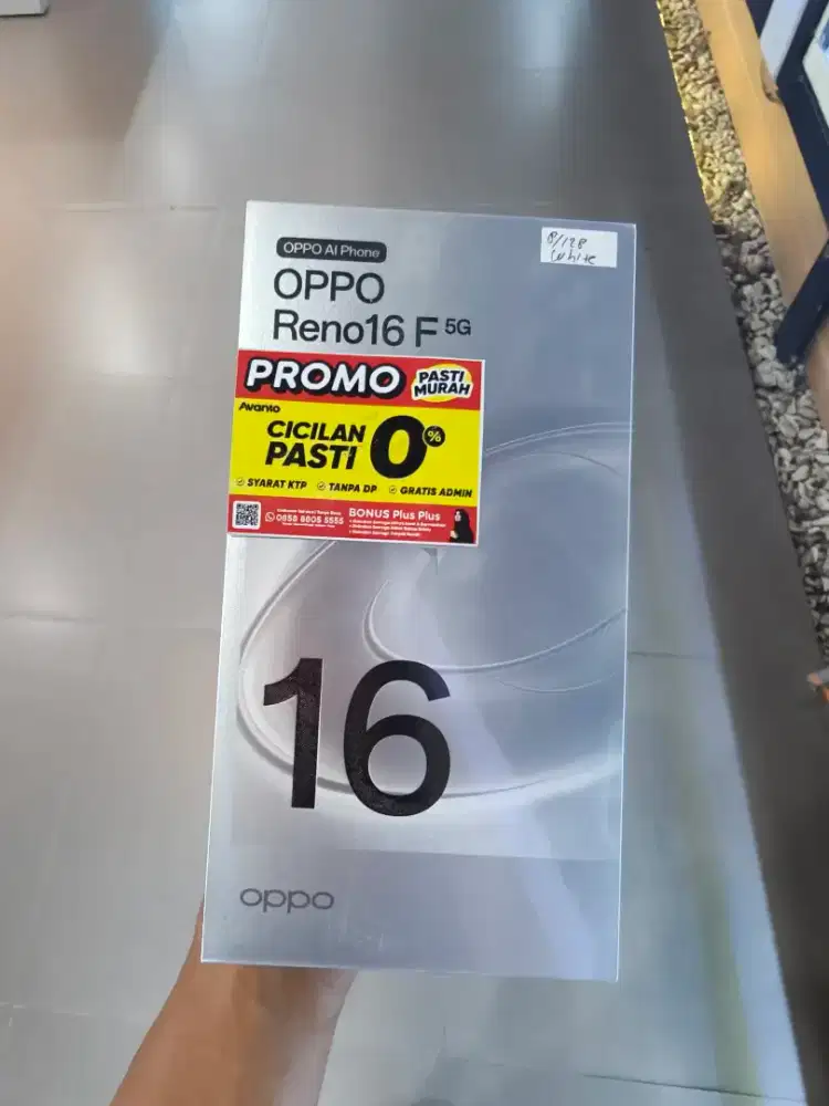 Oppo reno 16 F 5G pling di cari warna lengkap bisa antar