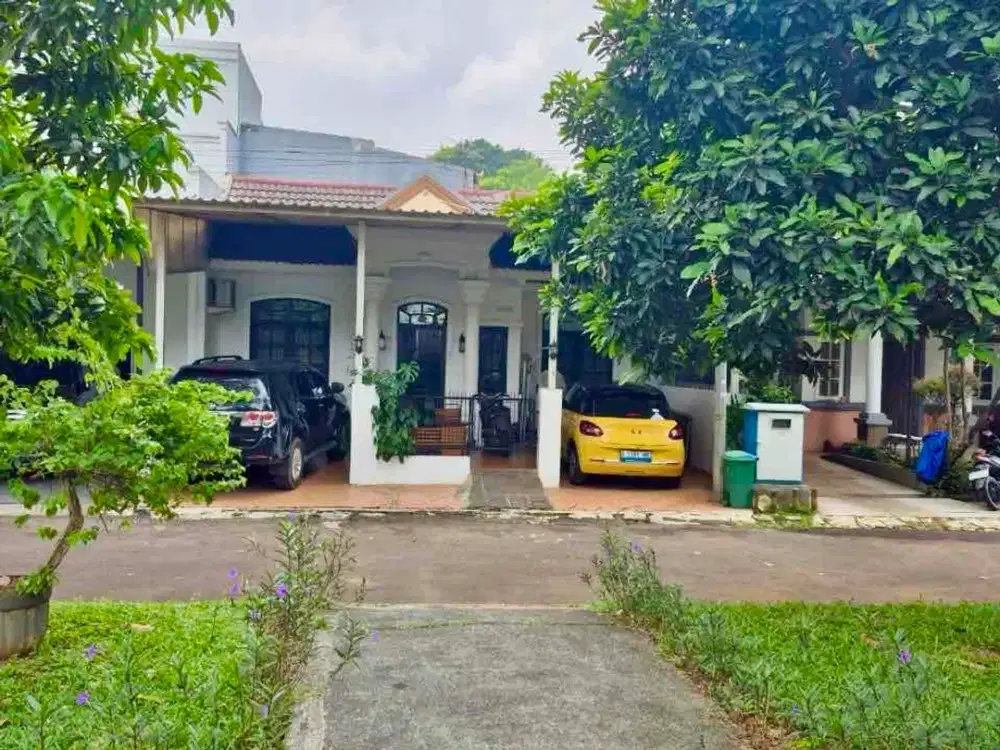 Rumah Siap Huni 2 Lantai Hadap Taman di BSD Kencana Loka