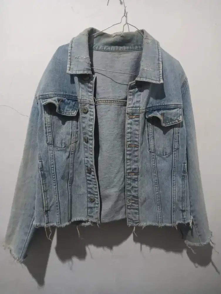 jacket denim. barang bekas