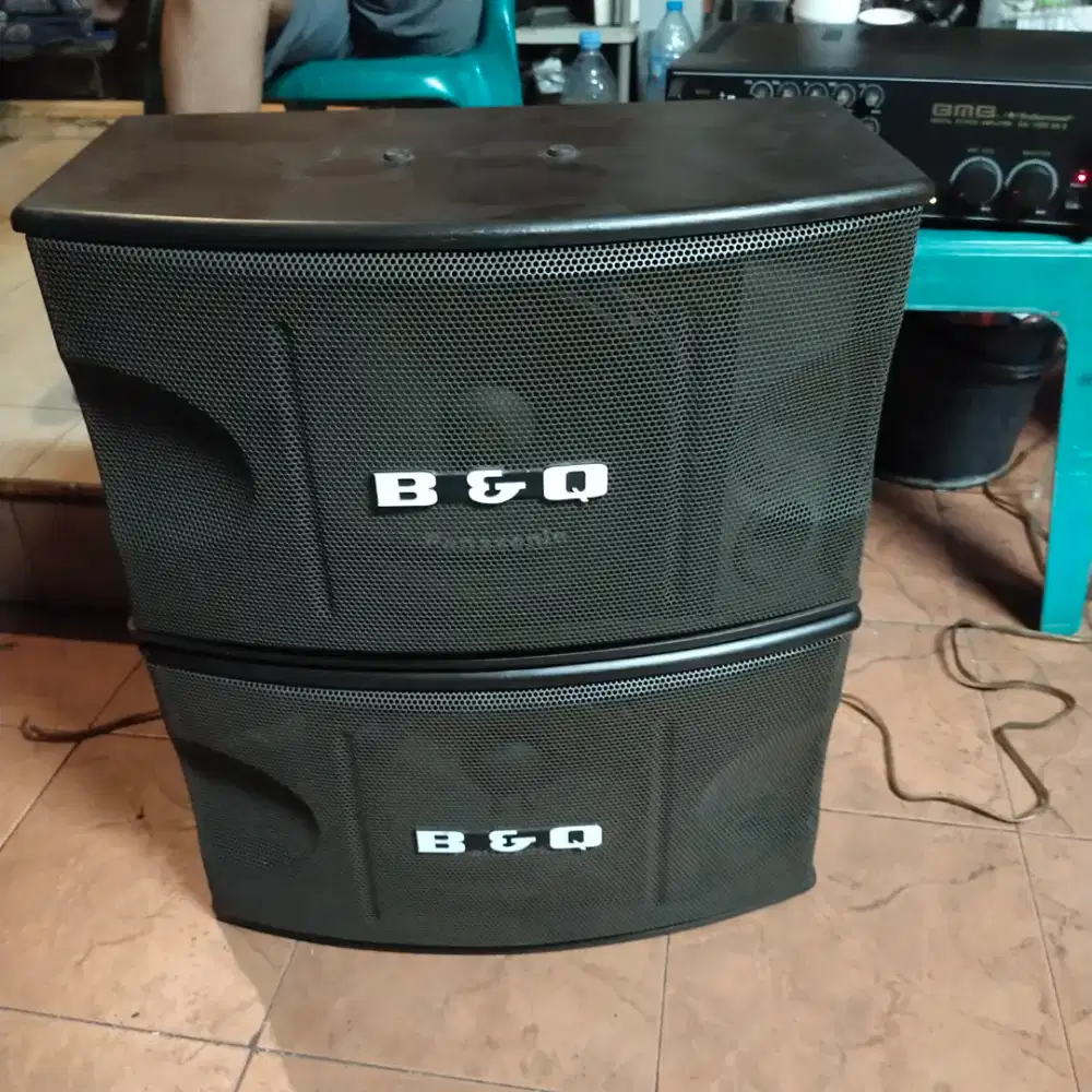 1set speaker panasonic karaoke 10 inch + ampli BMB original