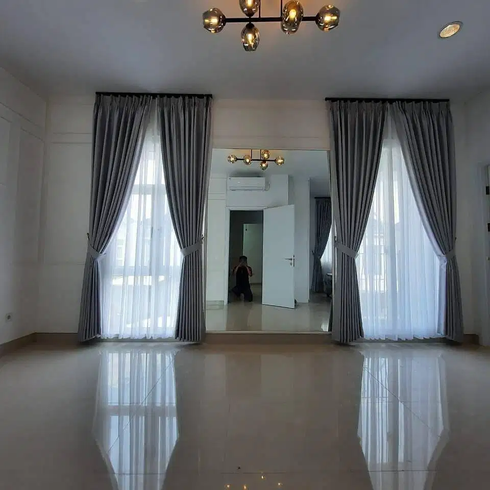 Jasa Pasang Gorden Custom Wallpaper Dinding 3D Gordyn Hordeng Korden