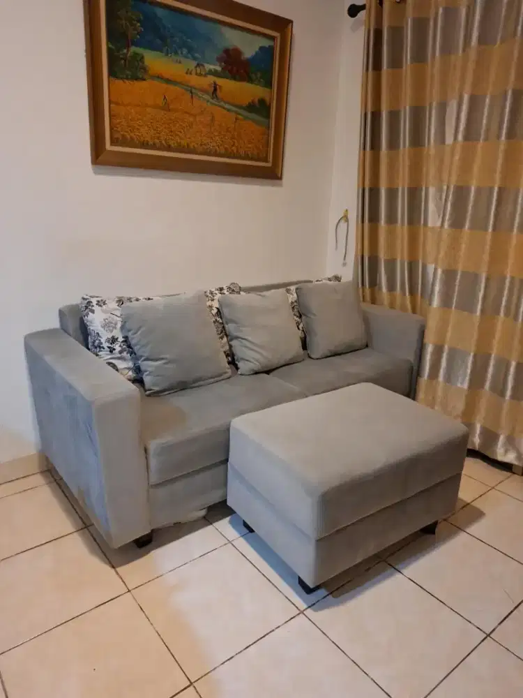 Sofa + Puff Ruang Tamu