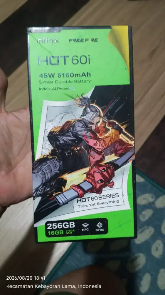 Infinix hot 60i 8/256