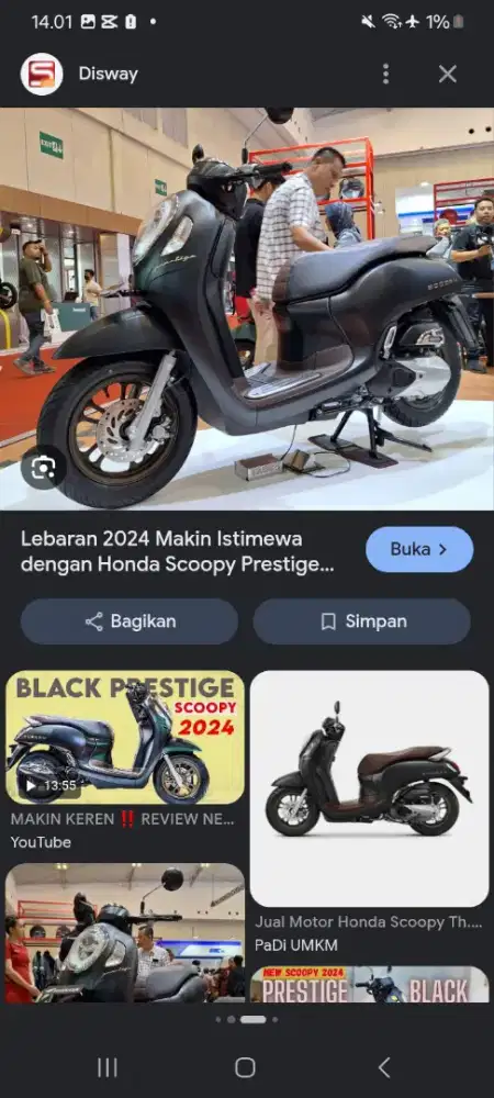 Scoopy prestige 2024