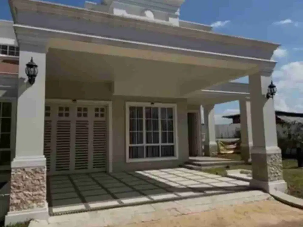 dijual / sewa rumah full furnished view blkgn danau Podomoro Park