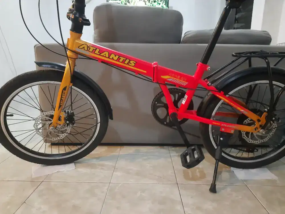 Sepeda Lipat Atlantis 20 Gress spt BMX Fixie gunung tt ps4 super slim