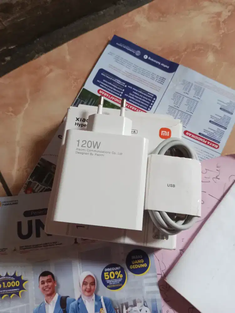 Charger ori XIAOMI 120W MAX DESIMAL TURBOCHARGED AKTIF _