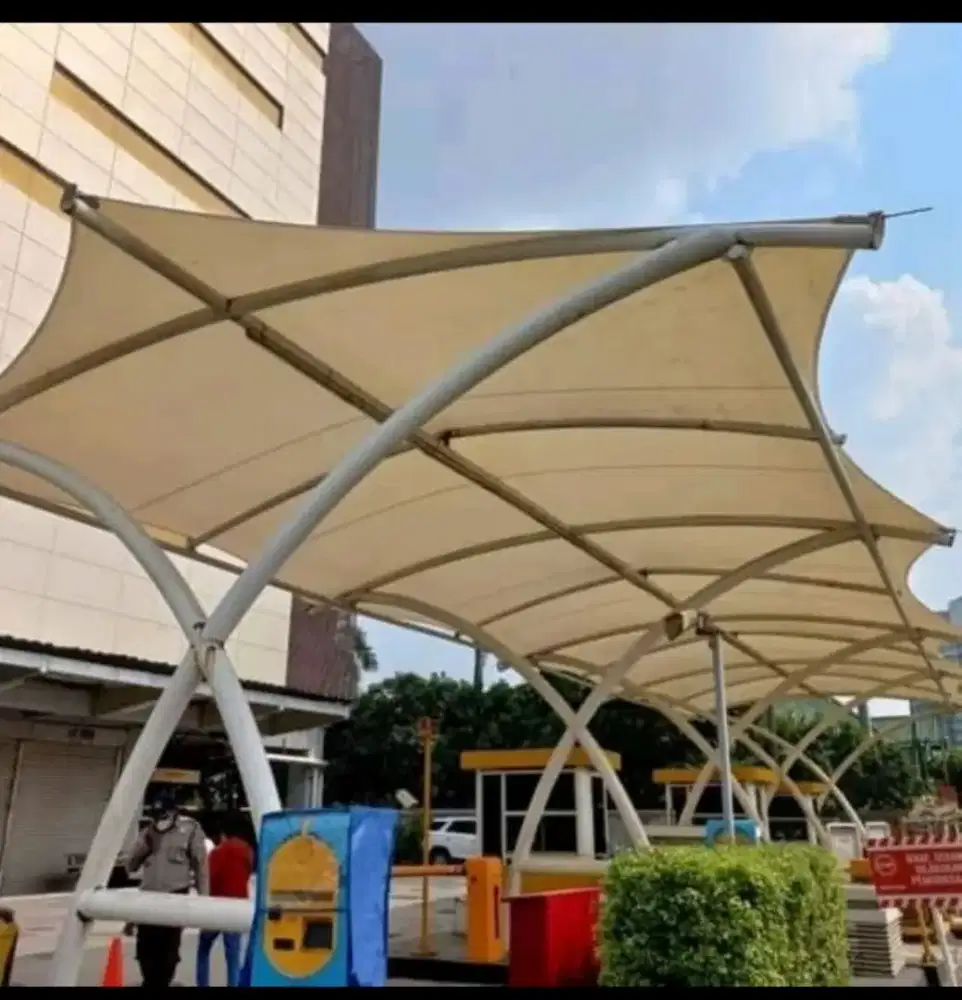 PASANG CANOPY MEMBRANE DESAIN MODERN + BERGARANSI