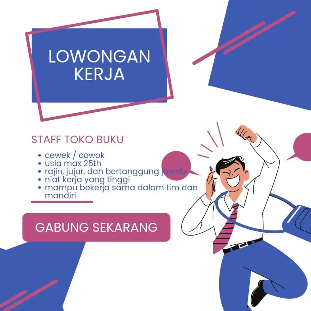 karyawan toko buku