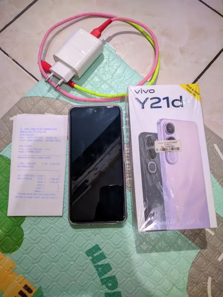 Vivo y21d 4/128 garansi aktif