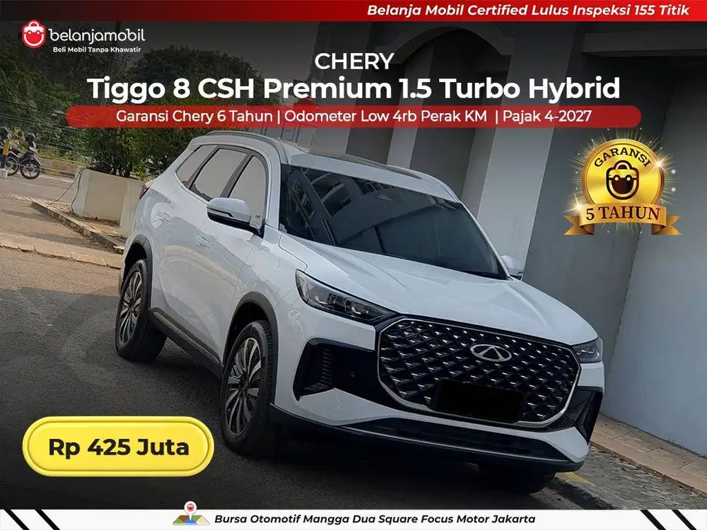 [ LOW KM 4RB ] Chery Tiggo 8 CSH Premium 1.5 Turbo Hybrid 2025/2026