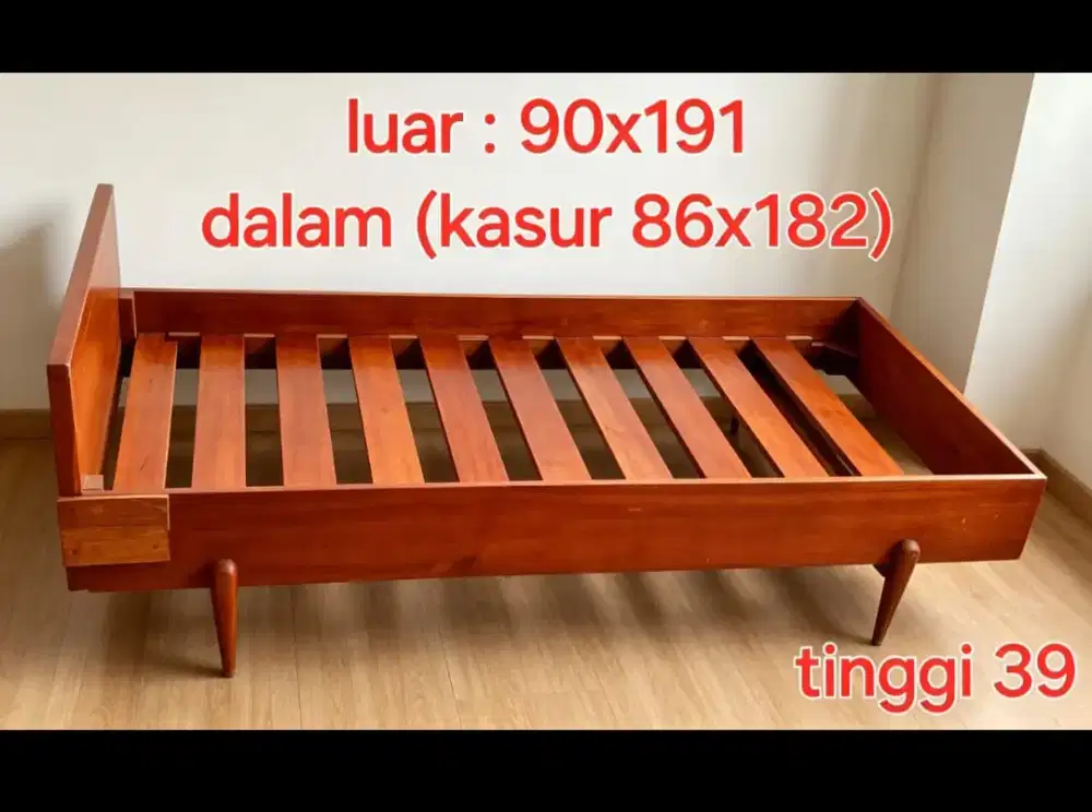 ranjang jati anak antiq