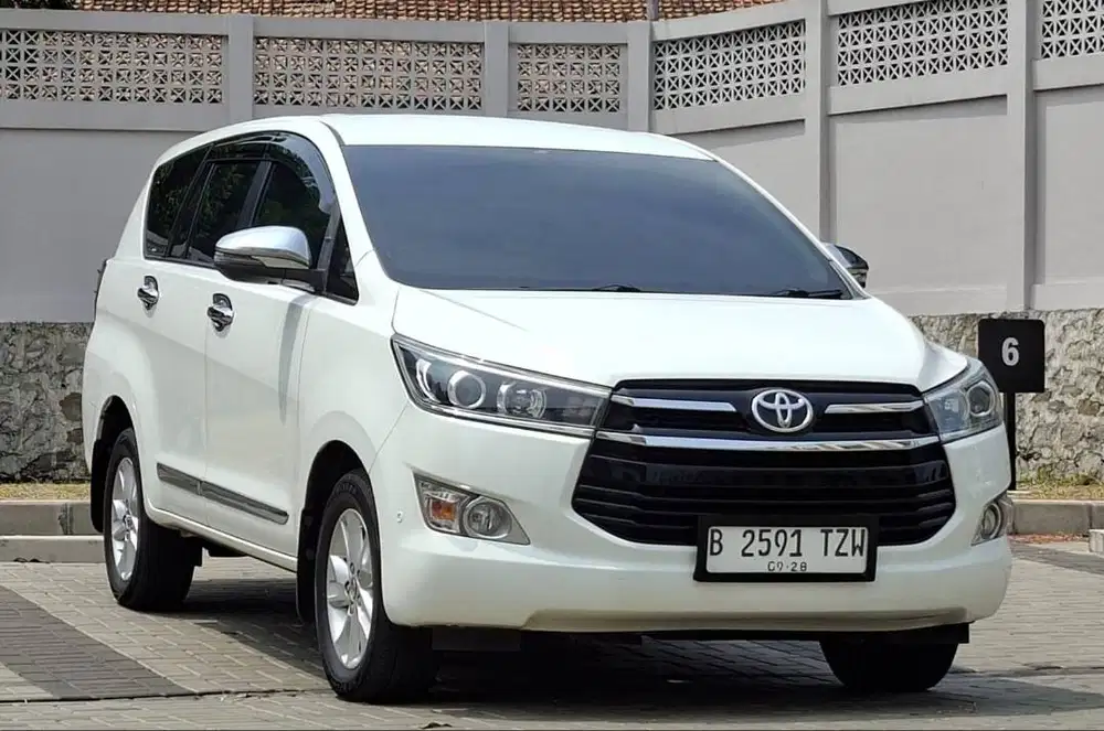 TDP 25jt !! Toyota Innova Reborn 2.4 V Diesel AT 2018 Putih Istimewa