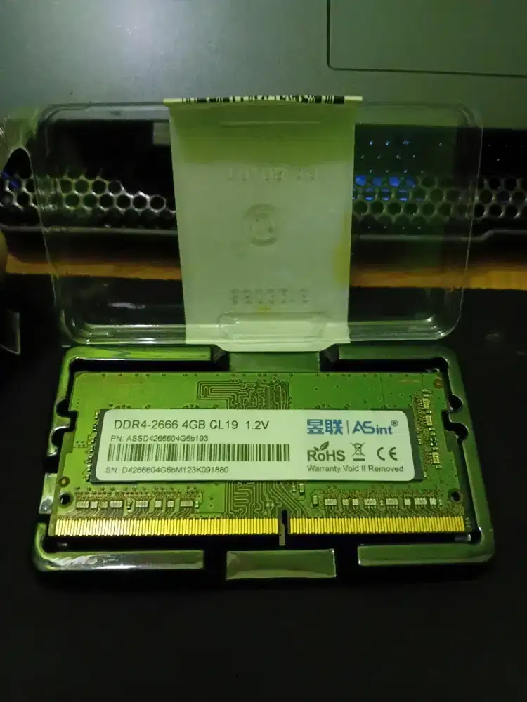 RAM 4GB DDR4 2666mhz CL19 1.2V