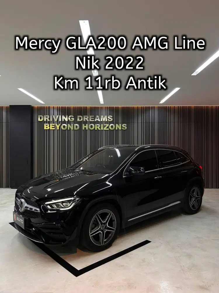 Mercedes Benz GLA200 AT 2022 Mercy GLA 200 Hitam Km11rb B2719EA