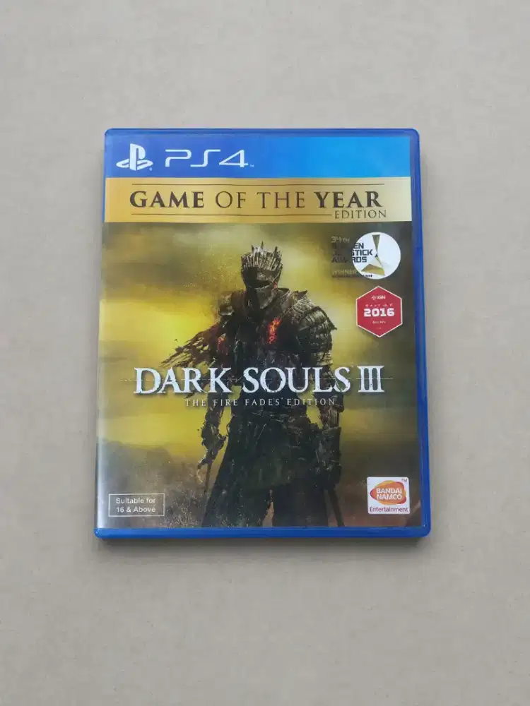 Dark Souls 3 The Fire Fades Edition PS4 Bekas Original – Disc Game PS4