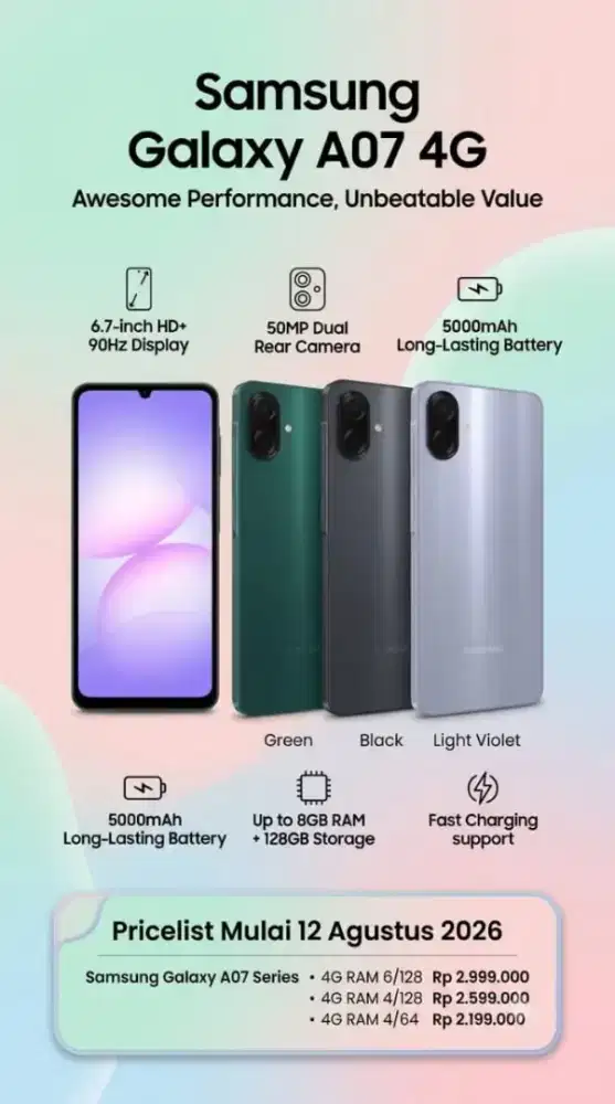 PROMO MERDEKA SAMSUNG MULAI 2JUTAAN