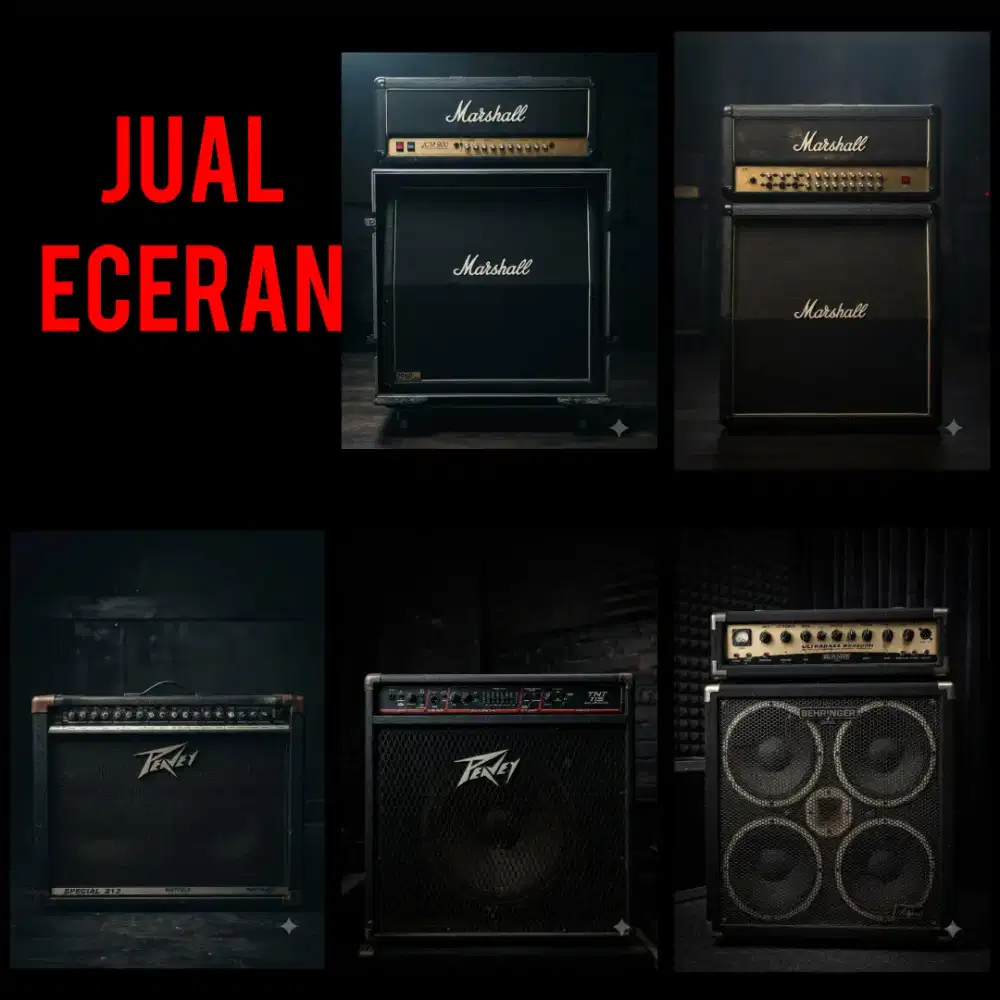Jual Ecer Ampli Head Cabinet Gitar Bas